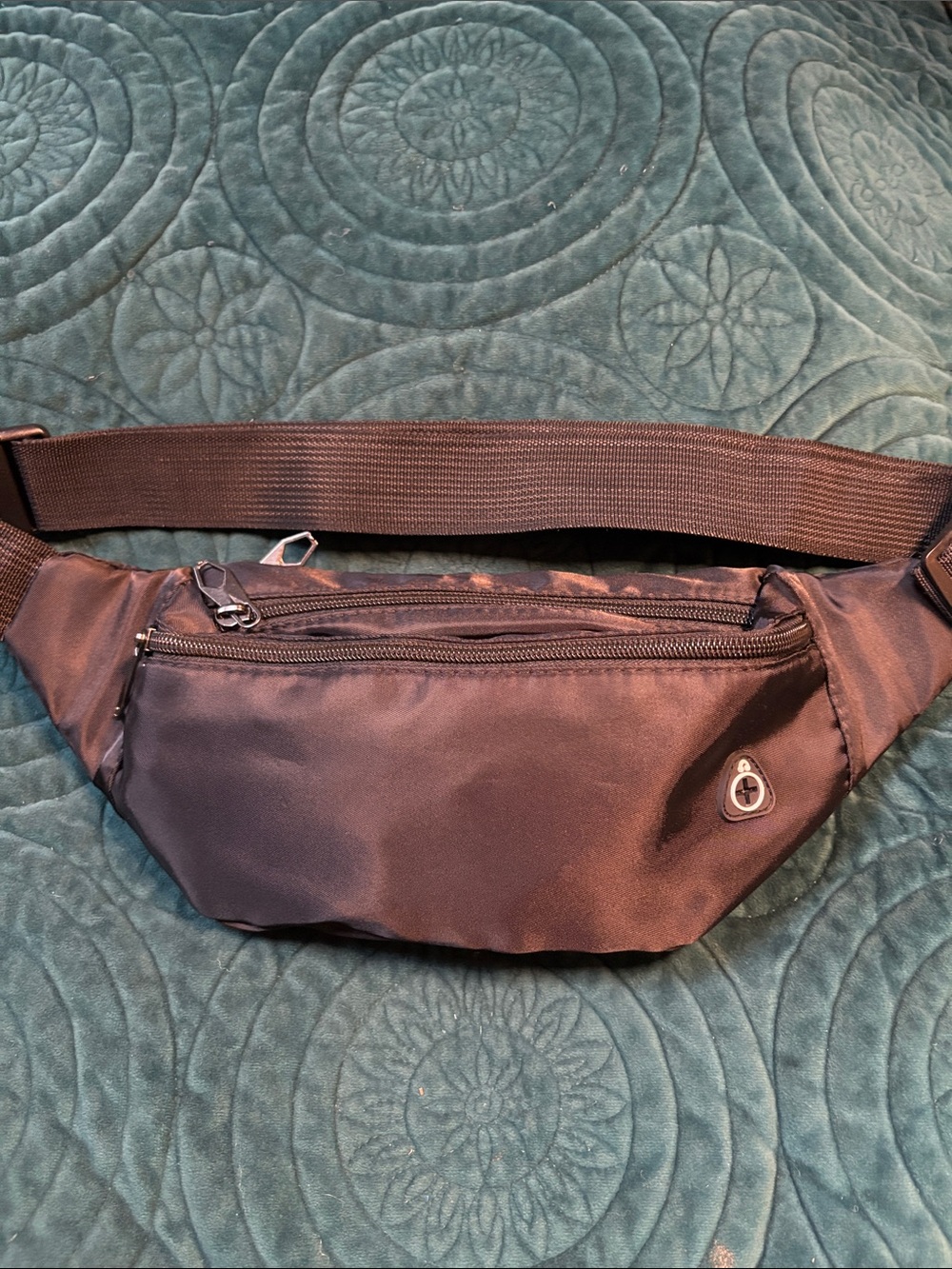 Black Waist Pack Fanny Pack - Unbranded
